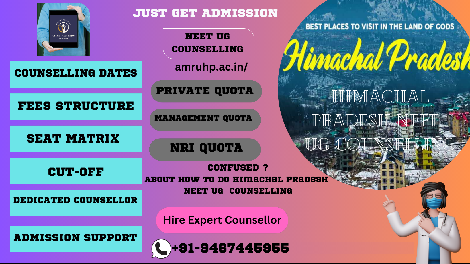 Himachal Pradesh NEET UG Counselling 2025: Dates (Soon), Registration, Eligibility, Fees, Cutoff